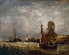 Oude Scheld - Texel Island, Looking towards Nieuwe Diep and the Zuider Zee by Clarkson Frederick Stanfield