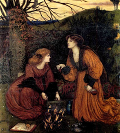 Pharmakeutria (Brewing the Love Philtre) by Marie Spartali Stillman