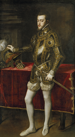 Philip II in Armour by Titian