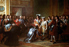 Philippe de France, duc d'Anjou, proclame roi d'Espagne sous le nom de Philippe V, 16 Novembre 1700 by François Gérard