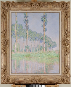 Poplars, Pink Effect by Claude Monet