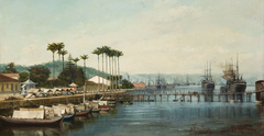 Porto de Santos (atribuído) by Benedito Calixto