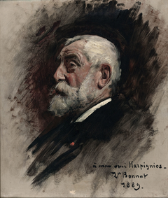 Portrait d'Henri Harpignies by Léon Bonnat