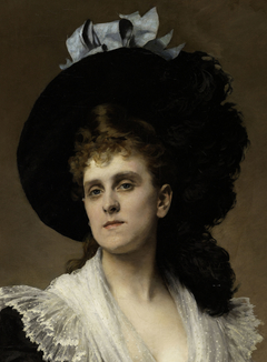 Portrait de la comtesse Edmond Récopé, née Malher by Édouard Debat-Ponsan