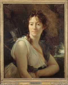 Portrait de Mademoiselle Duchesnois (1777-1835), sociétaire de la Comédie-Française, dans le rôle de Didon by François Gérard