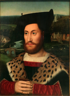 Portrait of a Man Holding a Book by Ambrosius Benson