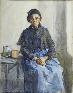 Portrait of a peasant woman by Mary Elizabeth Tripe