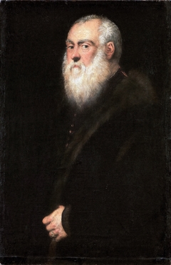 Portrait of a White-Bearded Man by Jacopo Tintoretto