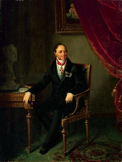 Portrait of D.P.Tatischev by Unknown Artist