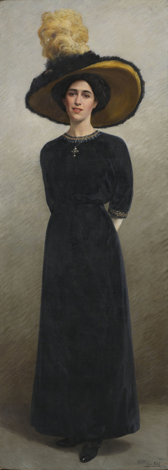 Portrait of Glòria Fabrés by Antonio Fabrés