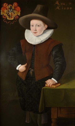 Portrait of Hector van Bouricius by Hans Hansz de Clercq