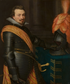 Portrait of Jan III (1583-1638), Count of Nassau-Siegen by Jan van Ravesteyn