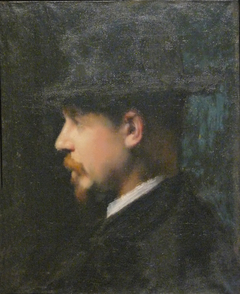 Portrait of Jules Henner by Jean-Jacques Henner