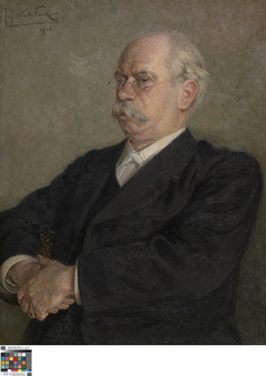 Portrait of Julius Sabbe by Jef Van de Fackere