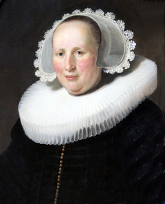 Portrait of Maertgen van Bilderbeecq, Wife of Willem Burggraeff by Rembrandt