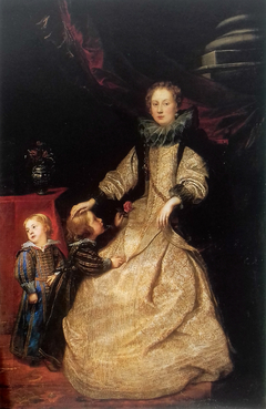 Portrait of Marquise Catarina Durazzo-Adorno with her children by Anthony van Dyck