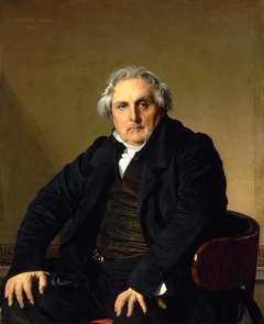 Portrait of Monsieur Bertin by Jean-Auguste-Dominique Ingres