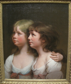 Portrait of Sarah and Ann Haden by Joseph Wright of Derby