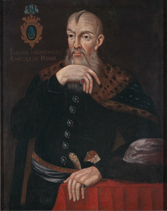 Portrait of Teodor Tyszkiewicz (fl. 2nd half of the 16th c.?), Leliwa coat of arms, castellan of Minsk by Anonymous