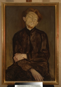 Portrait of Wacław Borowski by Leopold Gottlieb