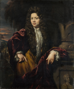 Portrait of Willem Backer (1656-1731) by Nicolaes Maes