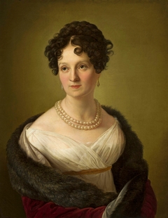 Portrait of Zofia Potocka née Branicka. by Ferdinand Marohn