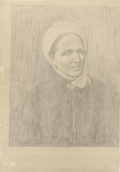 Portret van Mevrouw Annie Bonger-van der Linde by Charles Emmanuel Serret