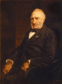 Portret van Michiel Marinus de Monchy (1820-1898) by Jozef Israëls