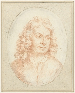 Portret van Michiel van Musscher by Jacob Houbraken