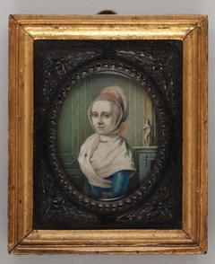 Portretminiatuur van Johanna Elzina Bake by Gijsbertus Johannus van den Berg