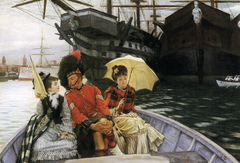 Portsmouth Dockyard by James Tissot