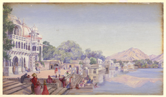 'Poshkur, India. Decr. 1878' by Marianne North