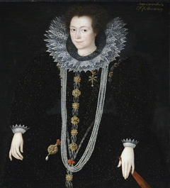 Possibly Anne Keighley, Mrs William Cavendish (d.1598/-99) by Marcus Gheeraerts the Younger