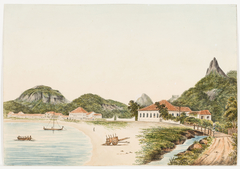 Praia de Botafogo com Dois Irmãos, Gávea e Corcovado ao fundo (atribuído) by Anonymous