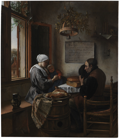 Prayer Before the Meal by Jan Steen