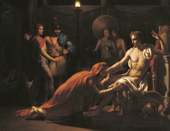 Priam at the feet of Achilles by Jérôme-Martin Langlois