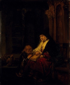 Prophetess Anna in the Temple by Rembrandt