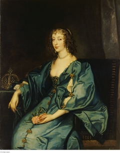 Queen Henrietta Maria by Anthony van Dyck