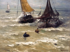 Ready to leave by Hendrik Willem Mesdag