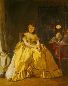 Rentrée du bal by Alfred Stevens