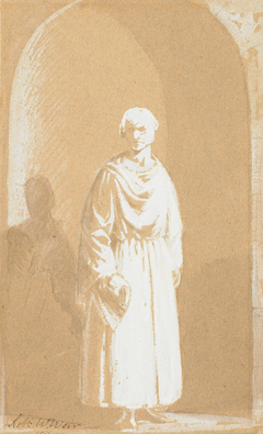 Robed Man in an Archway by Robert Walter Weir