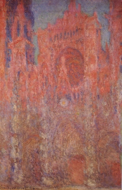 Rouen Cathedral, Portal by Claude Monet