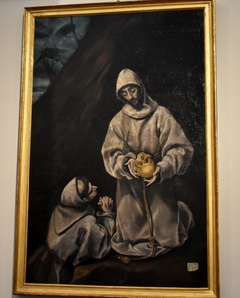 Saint Francis with Brother Leo by El Greco