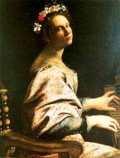 Santa Cecilia by Artemisia Gentileschi