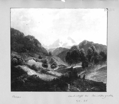 Scenery with Watzmann by Ernst Kaiser