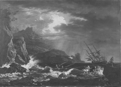 Seascape, Gale by Joseph Vernet