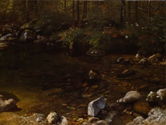 Shady Pool, White Mountains, New Hampshire by Albert Bierstadt