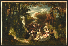 Société élégante dans un parc by Narcisse Virgilio Díaz