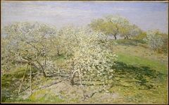 Spring (Fruit Trees in Bloom) by Claude Monet