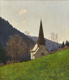 St. Oswald’s Chapel in the Höllental Valley by Karl Schuster